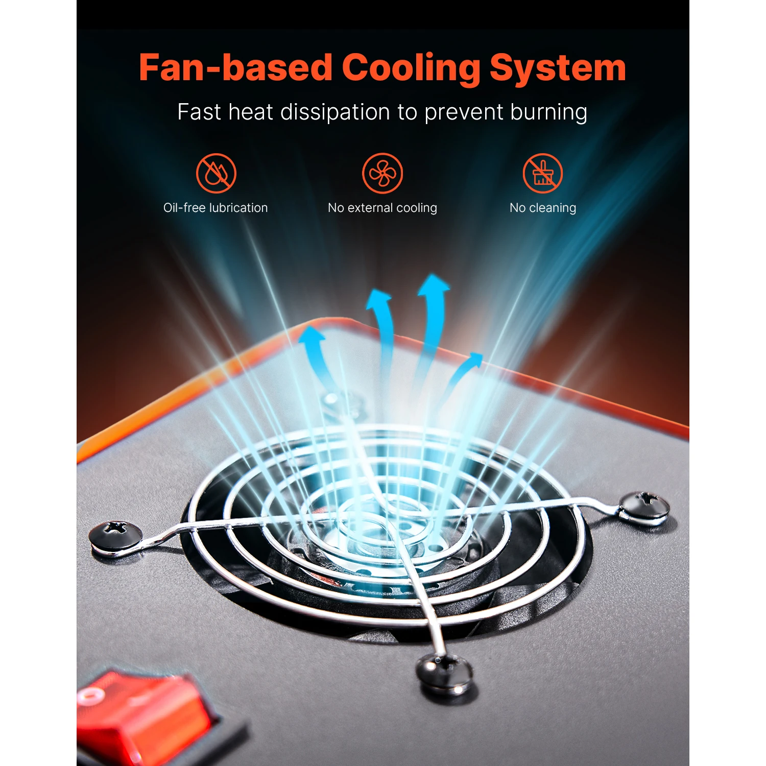 SucceBuy Compresor de aire PCP 800W Compresor de pistola de aire de doble cilindro 4500PSI/30Mpa Compresor de parada automática para Rifle de aire Buceo