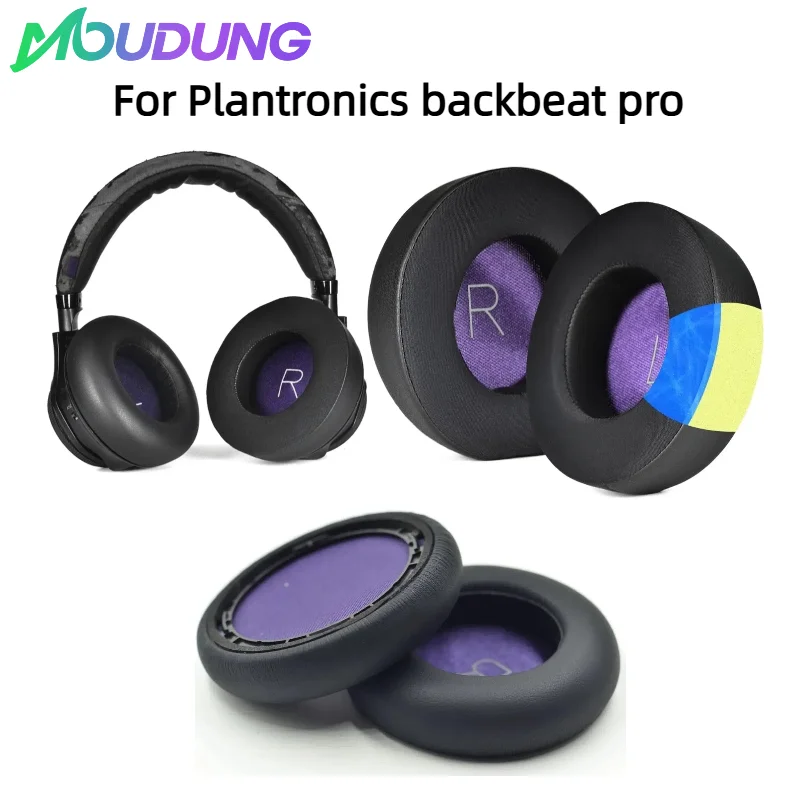 

Replacement Ear Pads Cushions for Plantronics backbeat pro Headphone Softer Protein Leather Earpads
