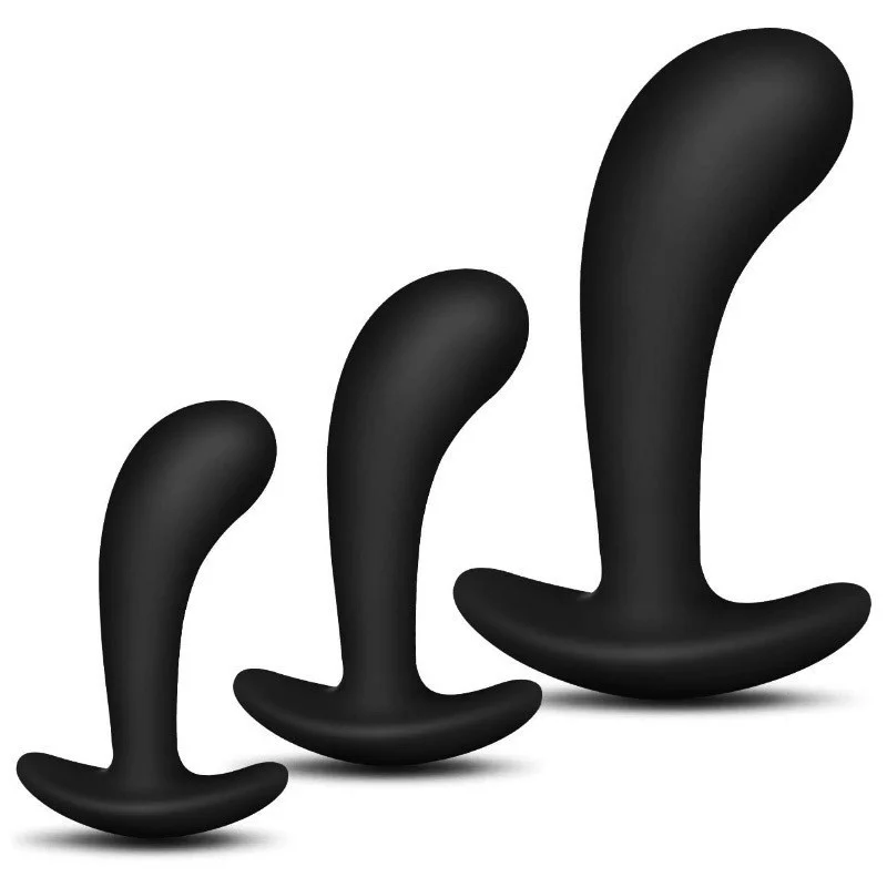 1ชิ้นซิลิโคนหนักทวารหนักเสียบก้นสวมใส่ได้ปลั๊กทวารหนัก gspot dildo ใส่ช่องคลอดขยายทวารหนักขยายเซ็กซ์ทอย