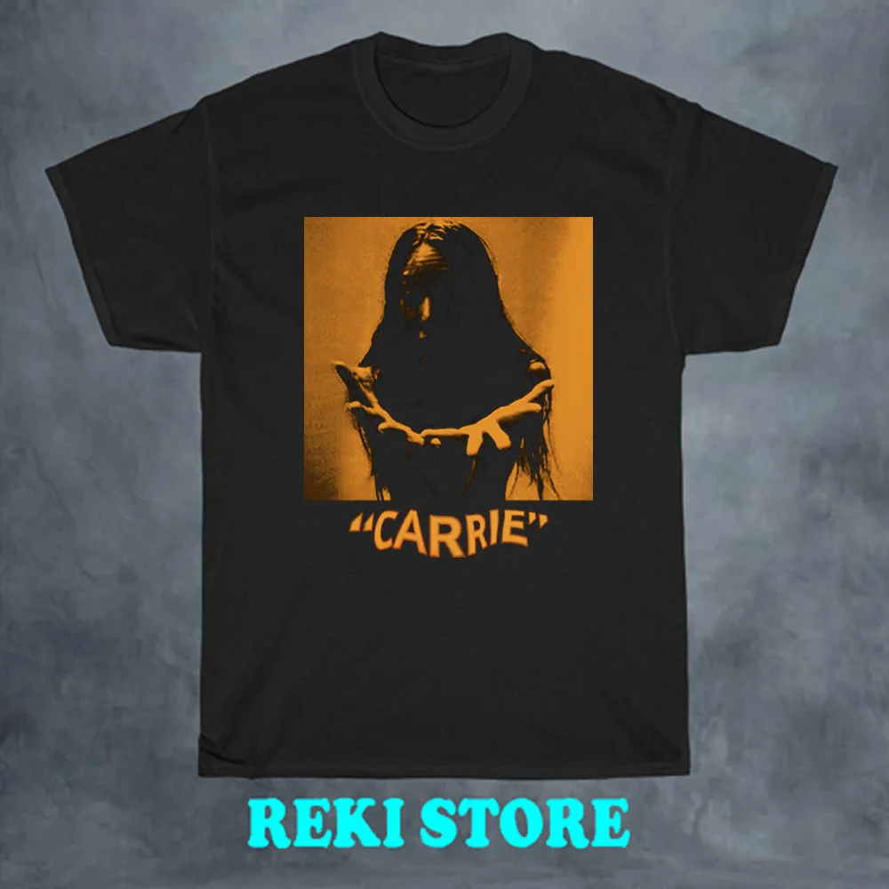 

Carrie Horror Movie Men's Black T-shirt Size S-5XL