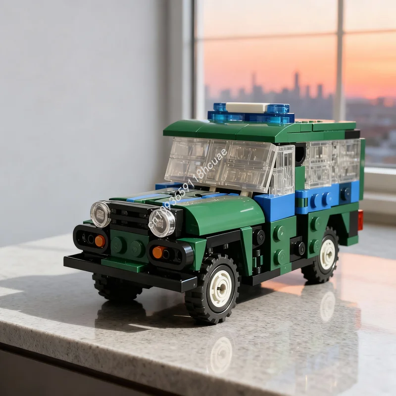 

256pcs MOC UAZ Freestyle Model Building Blocks Festival Gifts Architecture Toy Assemble DIY Education Brick Idea Creative