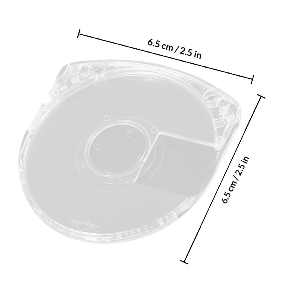 10Pcs Professional Grade Acrylic Game Disc Case Shell Clear Disc Carrying Storage Case for Ps Gaming Gaming Accessories