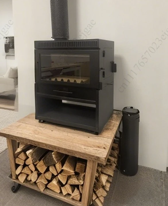 Wood Burning Fireplace - Authentic Flame Heating for Home & Cabin Decor