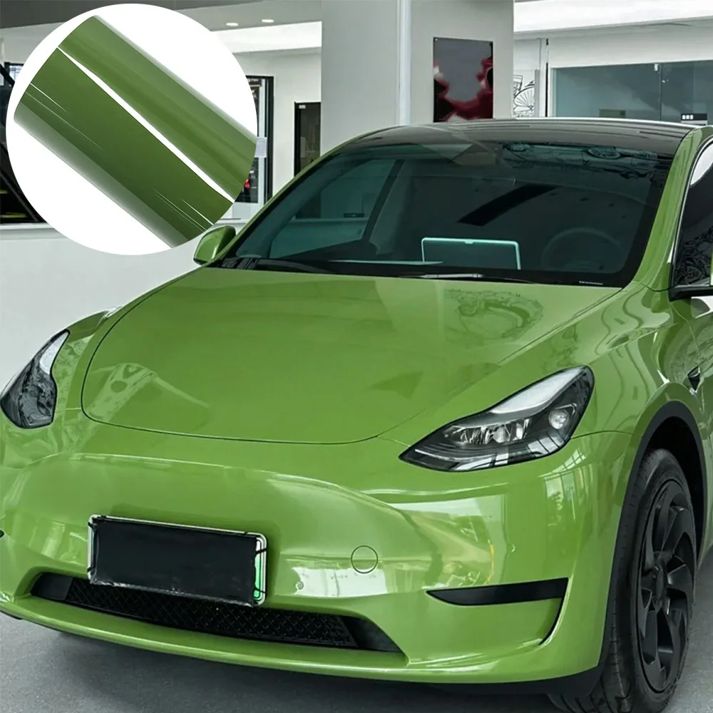 Racing Green PVC Car Vinyl Wrap Film with PET Release Liner Air‑Channel Bubble Free Self‑Adhesive Color Change Decal Car Sticker
