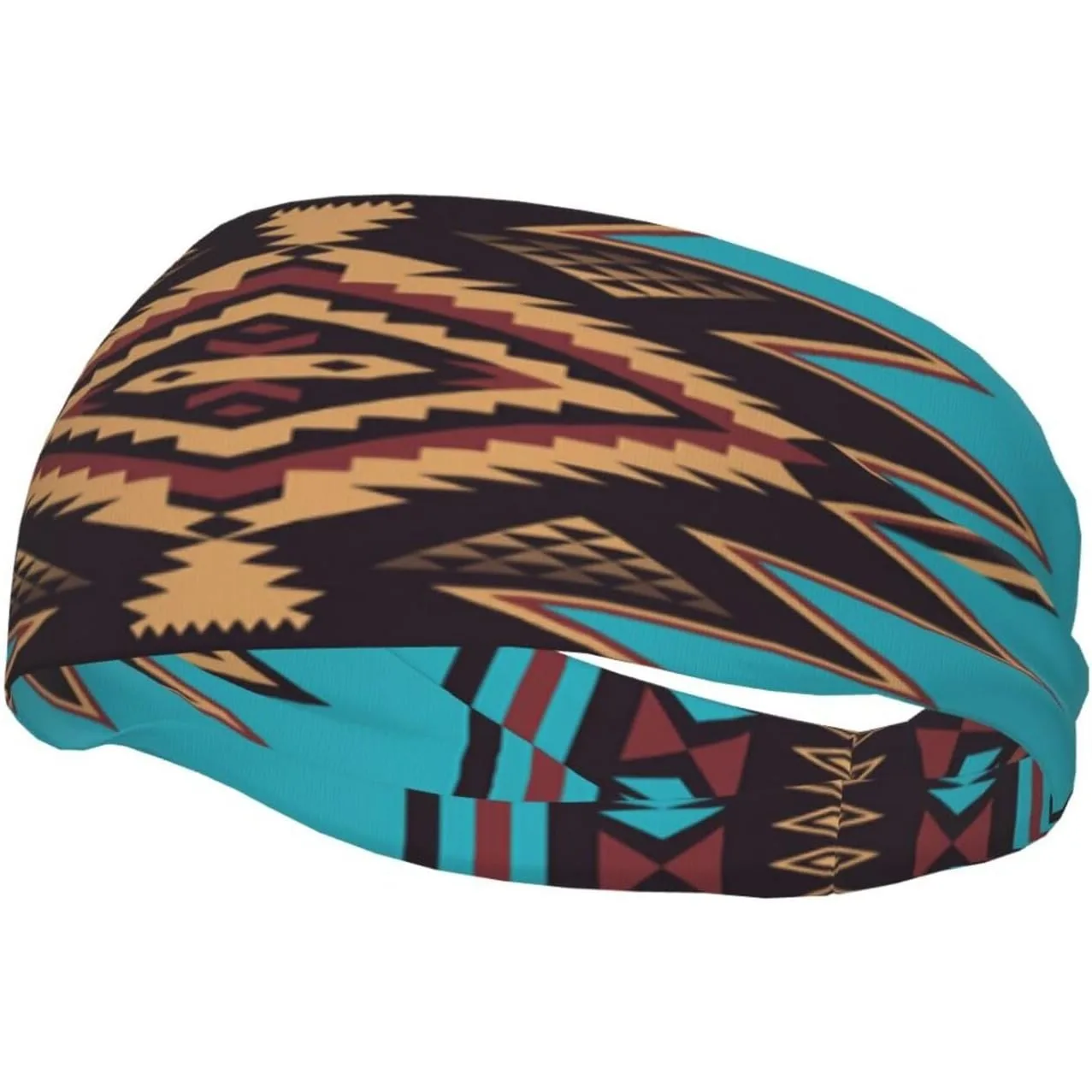 

Индейско-американское юго-западное искусство Навахо, модное спортивное украшение, устойчивая к поту повязка на голову