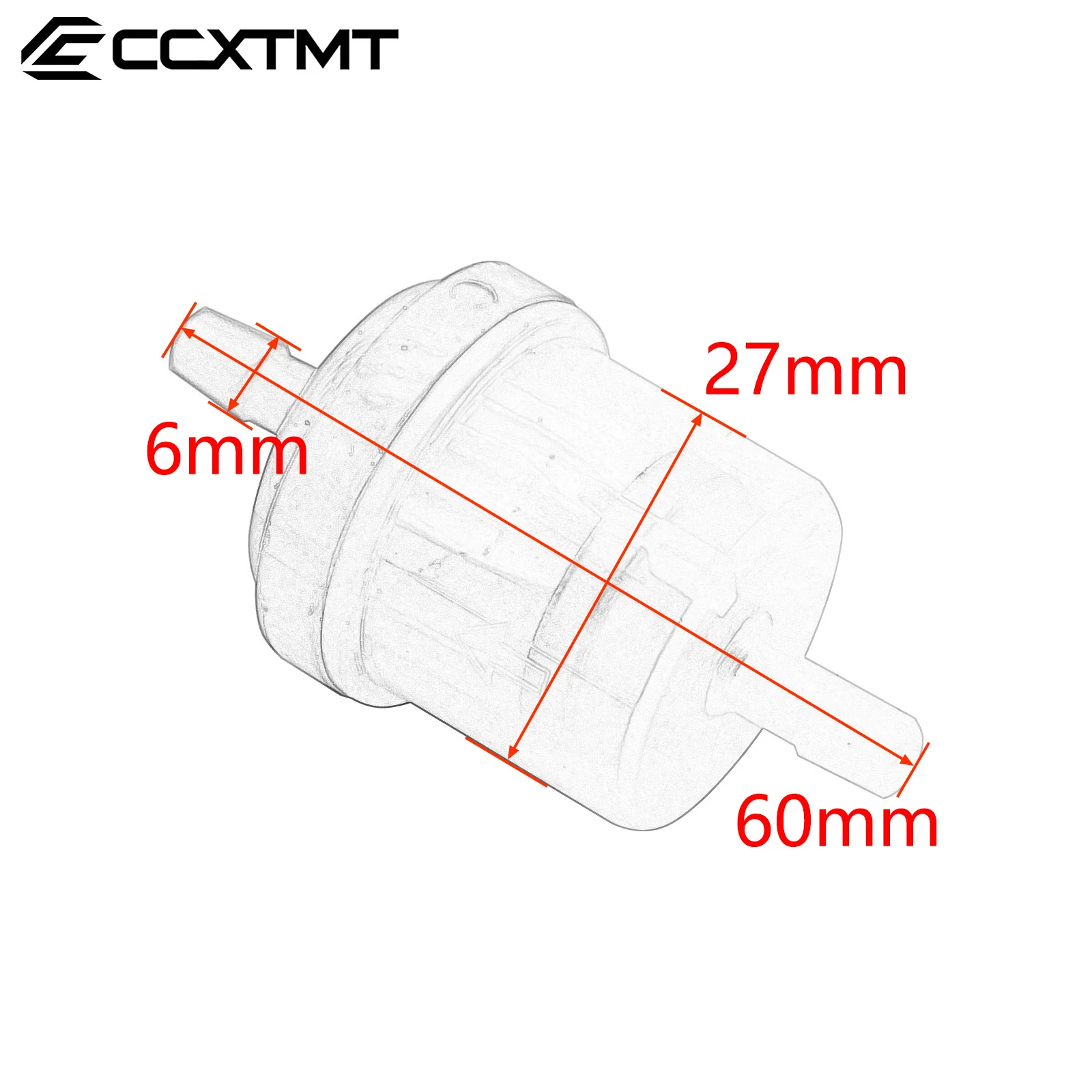 100 Pcs Motorcycle ATV Scooter Dirt Bike Oil Filter Inline Gas Fuel Filter Filters Tool For Kawasaki KTM Honda Yamaha