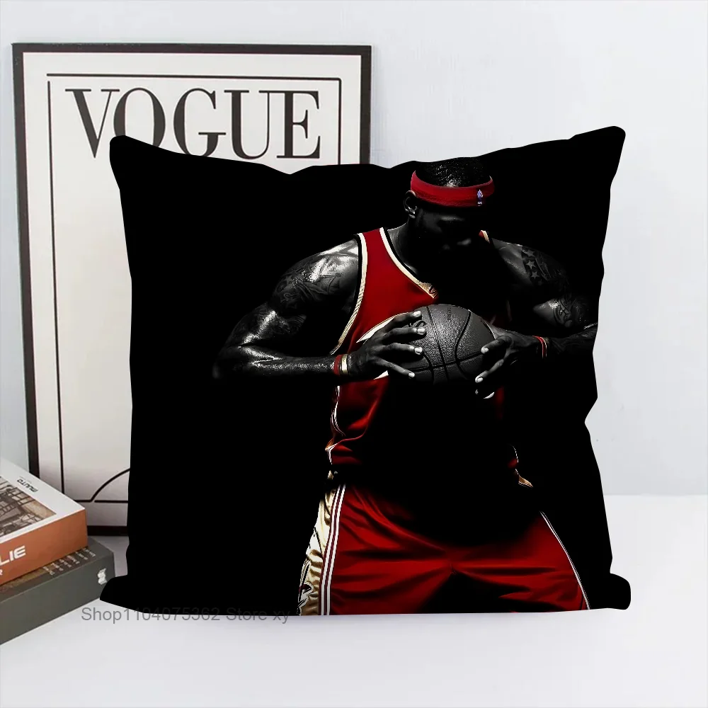 1 قطعة كرة السلة ستار L-ليبرون جيمس كيس وسادة وسادة مربعة غطاء الوسادة غرفة نوم أريكة غرفة الديكور غطاء وسادة غير رسمي