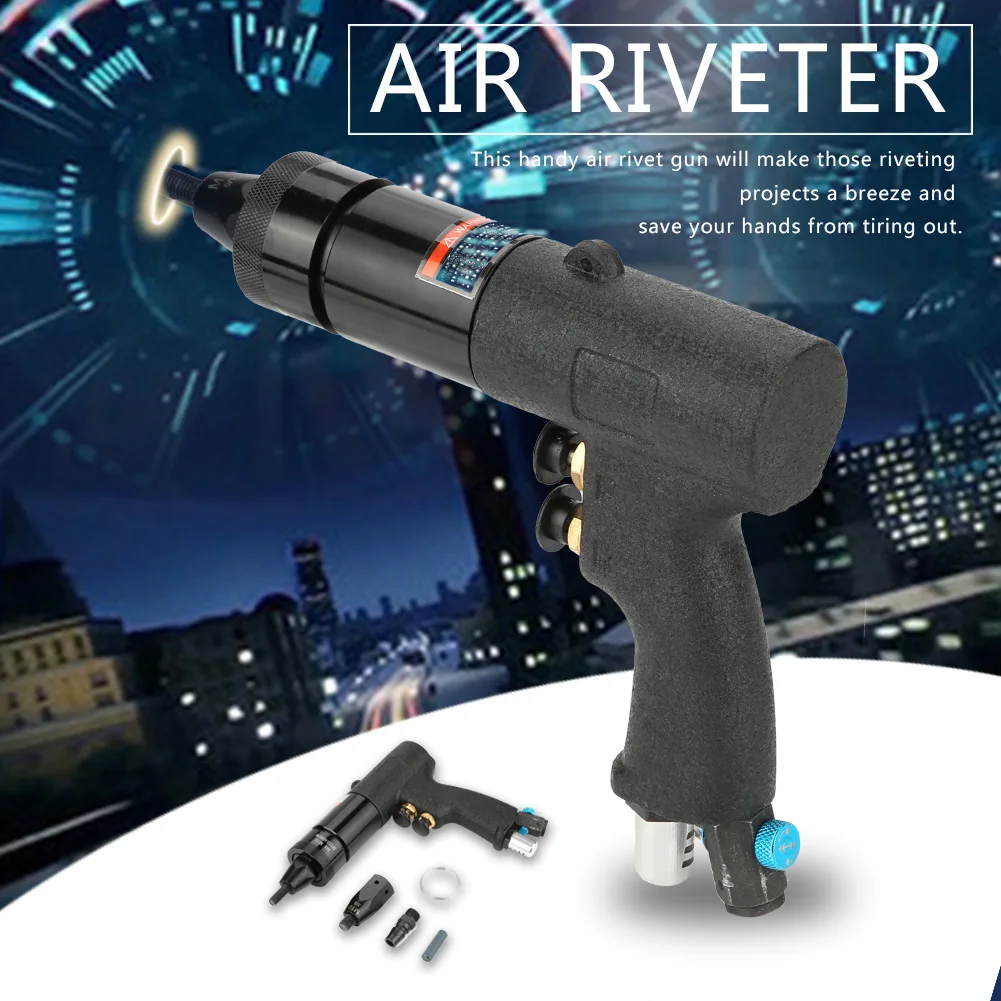 هوائي التثبيت بندقية سحب الجوز التلقائي الهواء المبرشم الجوز بندقية أداة