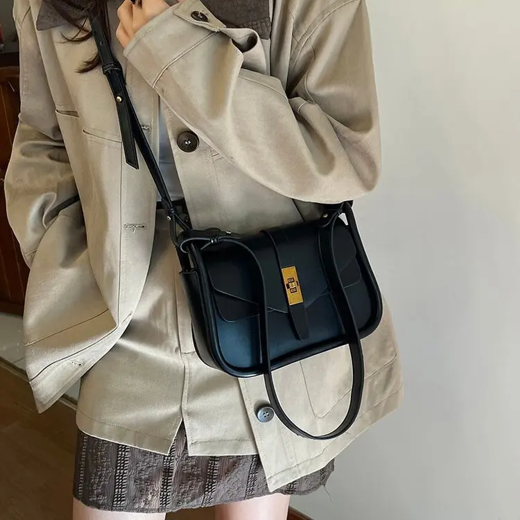 

2025 New Women's Small Square Bag, Genuine Leather Multi-way Shoulder Crossbody Purse, Vintage Chic Large Capacity Tote