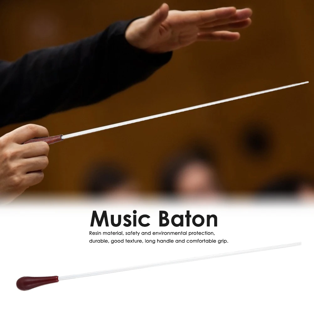 Resin Professional Music Baton Stage Performance Director Wand Stick for Concert Orchestra Team Conductor Gift
