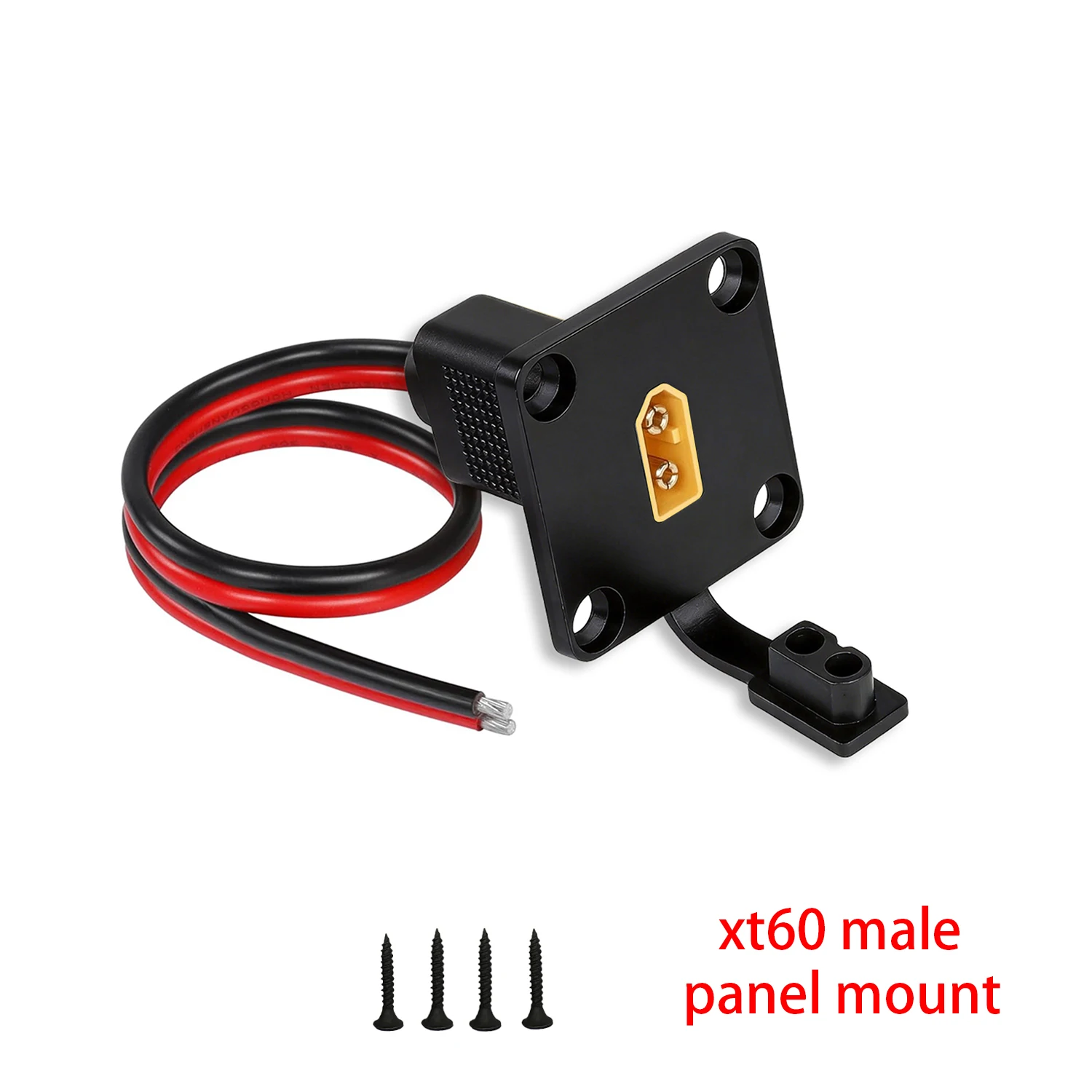 JMUYTOP 3FT 12AWG XT60 Panelmontage-Kabel XT90 Stecker auf Buchse Kabel Hochleistungs-Solargenerator/LiPo-Akku/FPV-Drohnen-Adapter