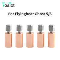 3D Printer Parts Heatbreak For Flyingbear Ghost 6 5 Titanium Alloy Bi-Metal High Temperature Throat For Flying Bear Ghost 5/6