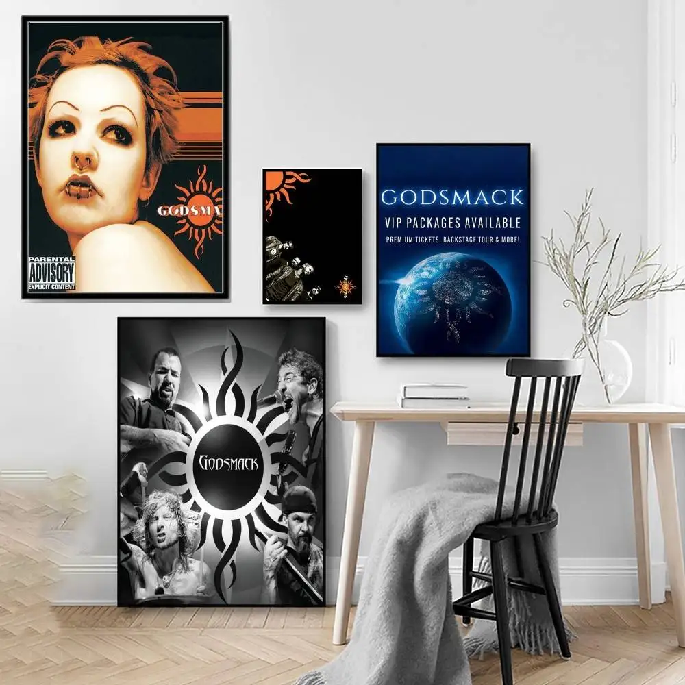 Póster de portada de álbum de música G-Godsmack, póster impreso de alta calidad, carteles de películas artísticos de pared impermeables para decoración para sala de estar, regalo