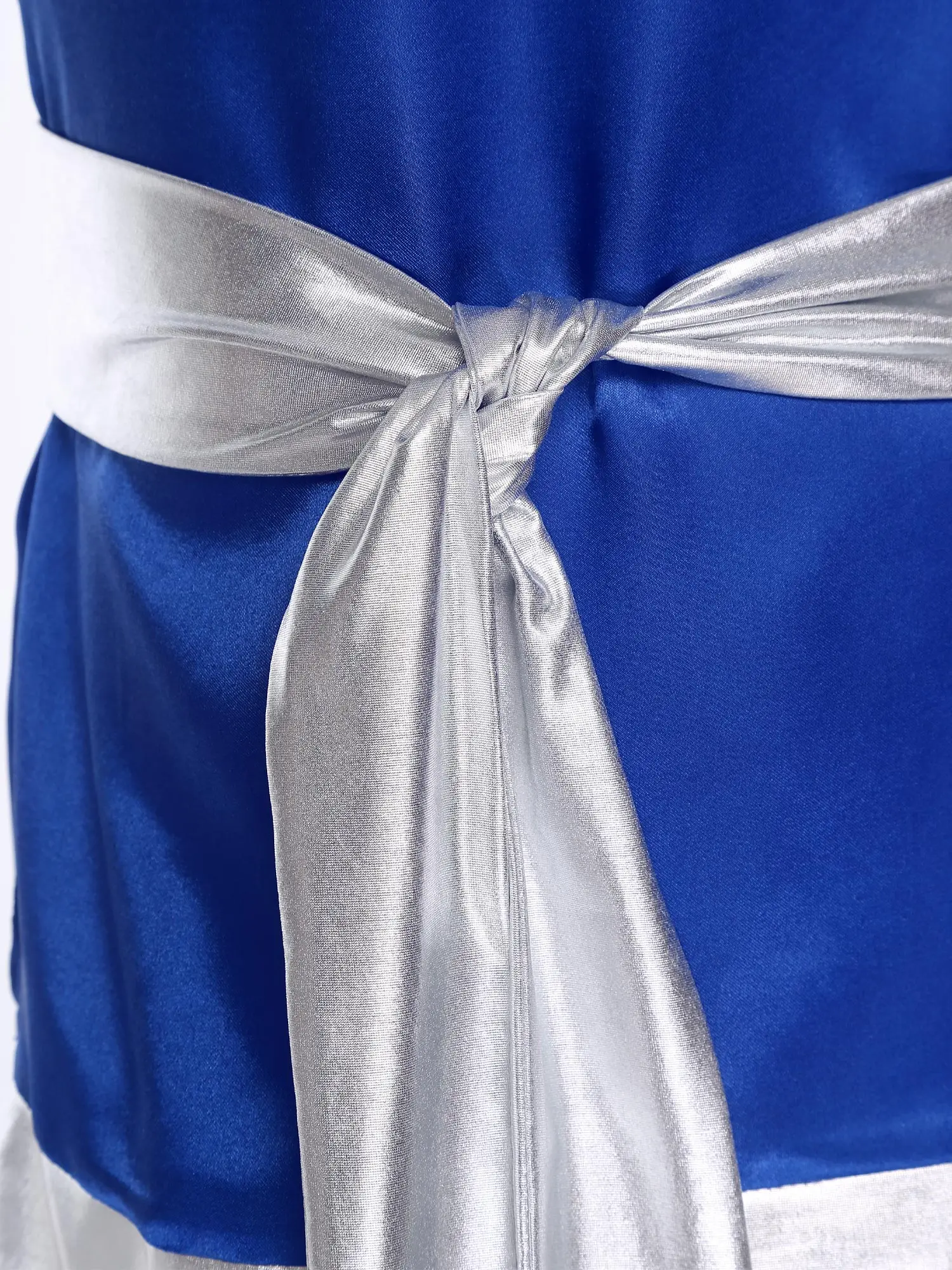 Men Church Choir Worship Liturgical Praise Dance Top Metallic Shiny Satiny Shirt Tops Lacing Waist Belt Modern Lyrical Dancewear