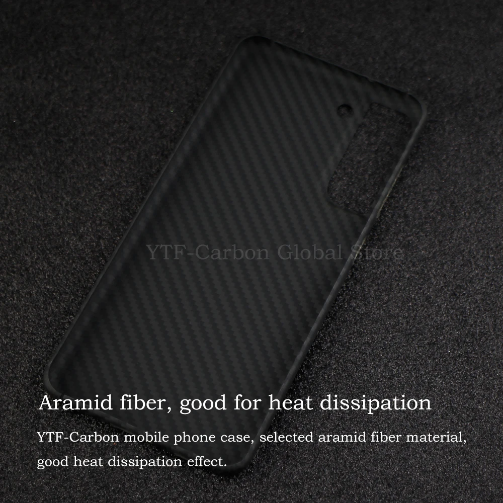 YTF-Carbon Real Carbon Fiber Case For Samsung Galaxy S21 FE case,Aramid Fiber Minimalist Men\'s Cover,S21 FE 5G Ultra-thin shell