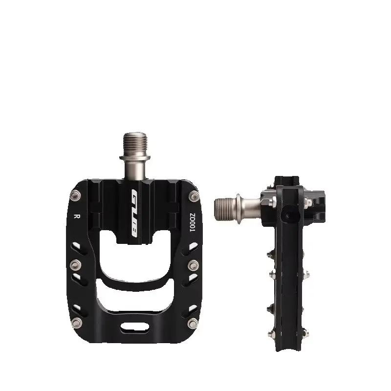 GUB ZD001 Dreifachgelagerte Klapppedale aus Aluminiumlegierung, rutschfest, für MTB, Rennrad, Faltrad, Fahrradzubehör