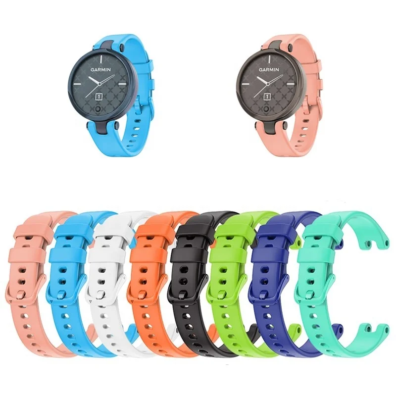 

New Silicone Wristwatch Strap Women's Fitness Bracelet Belt For Garmin Lily Smartwatch