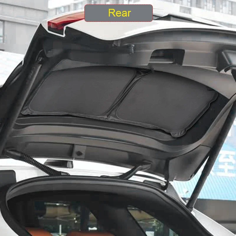 

Car Black Window Privacy Sunshade Auto Anti-UV Heat Insulation Protect Cover Interior Accessory For JAGUAR F-PACE 2016-Present