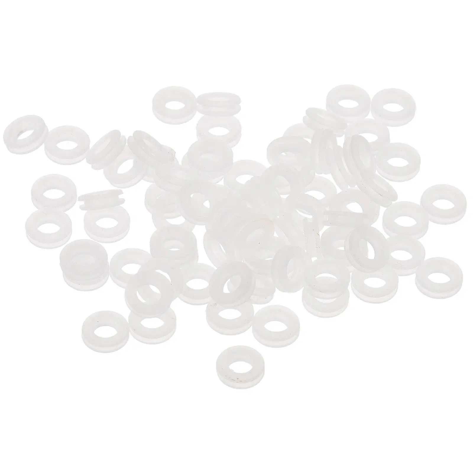 100Pcs Silicone Ear Clip Cushions Non Slip Transparent Comfort Pads Soft Ear Clip Accessories for Women Men