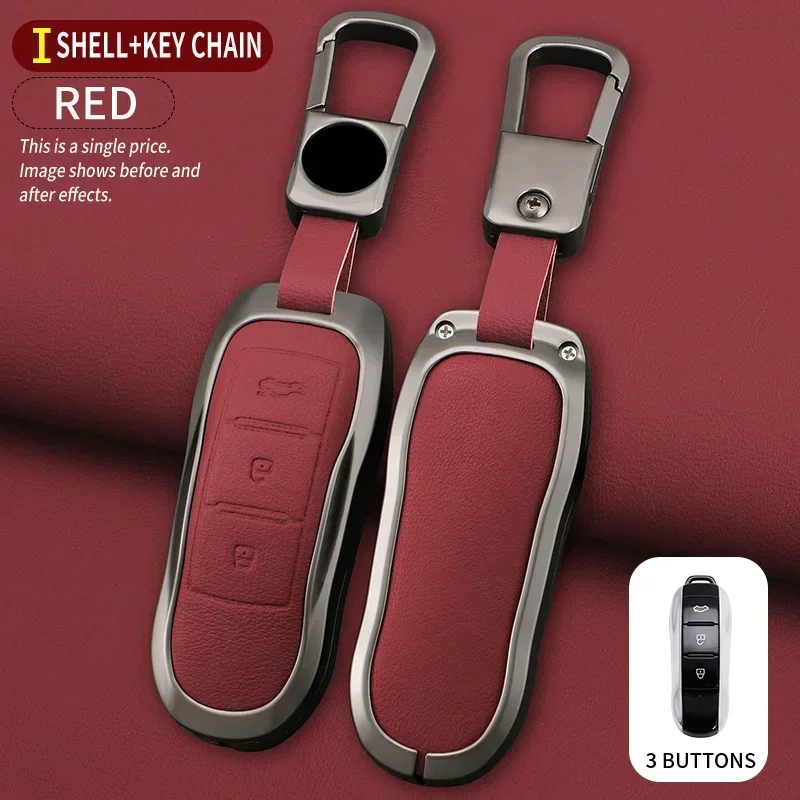 

Suitable For Dongfeng Fengxing Fuxing T5 EVOC IX5 IX7 580Pro Car Zinc Alloy Key Case Protective Shell Key Cover Accessories