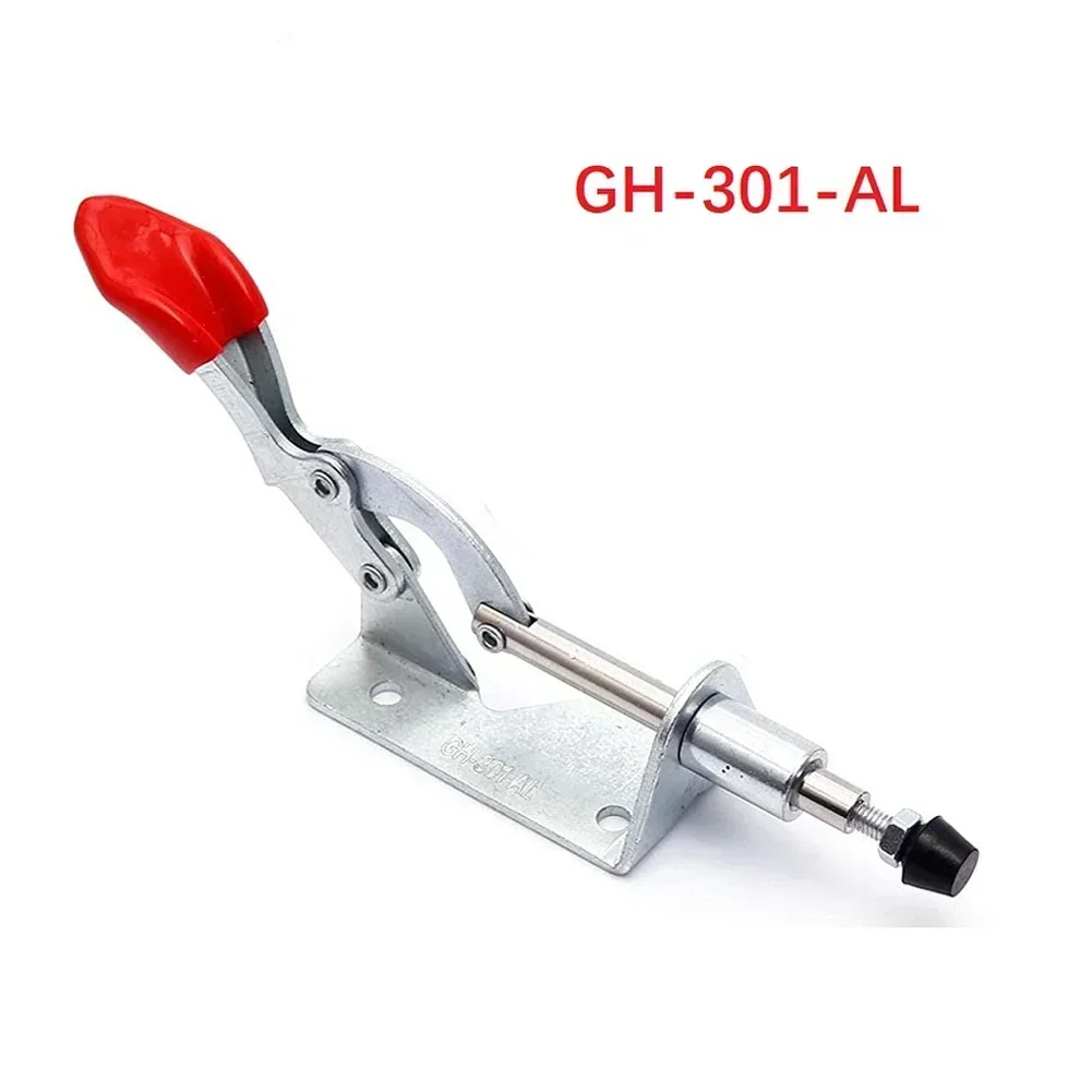 90Kg Antislip Vertical Toggle Clamp GH-301-AL Quick Release Horizontal Clamps Woodworking Clip Hand Clamping Tools