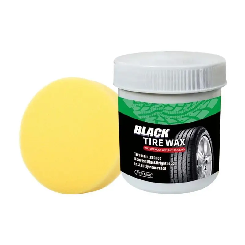 Tire Wax Tire And Wheel Cleaner Shiny Car Stuff 150g Versatile Dust Remover Quickly Removes Dust Grime & Dirt For Trucks SUVs