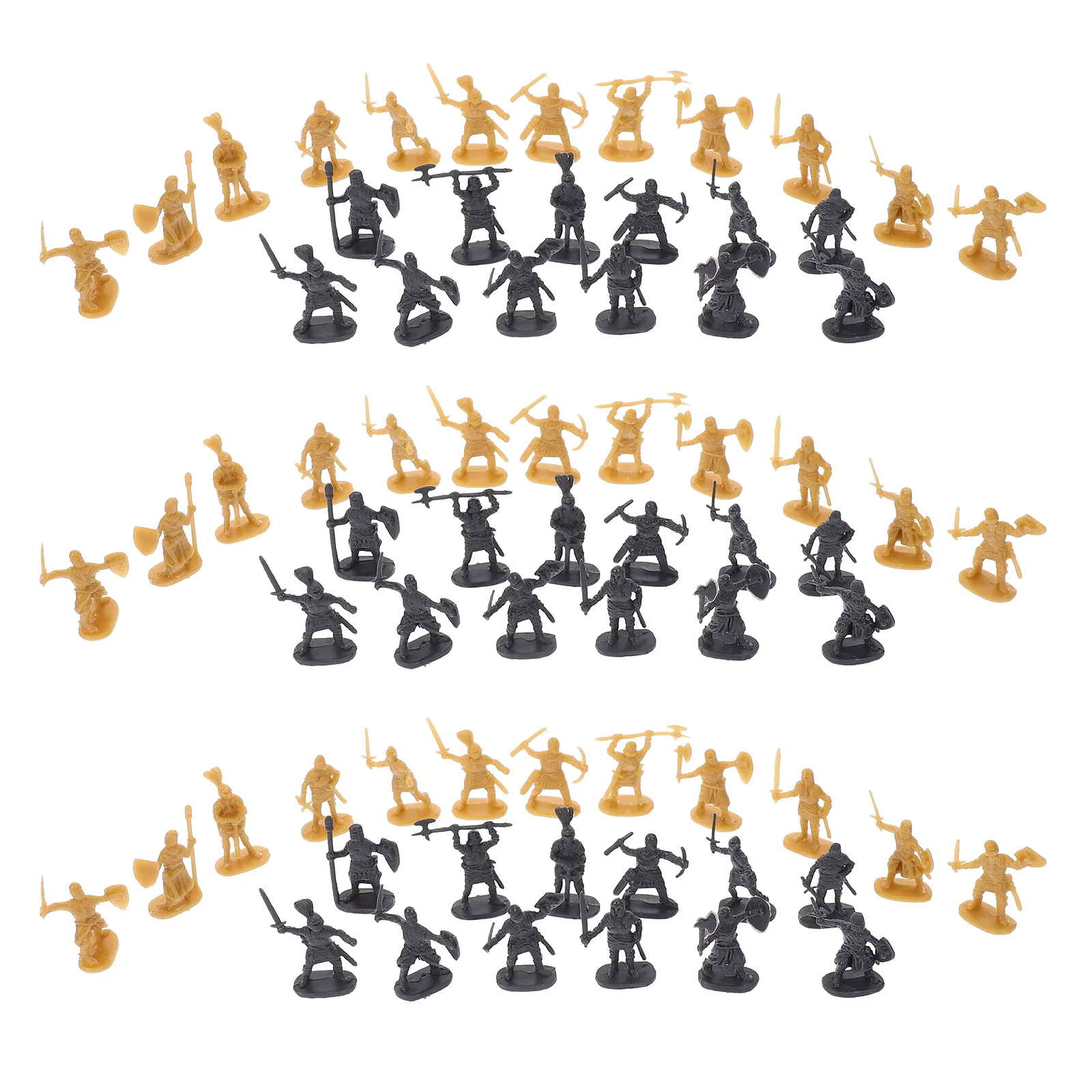 

200 Pcs Mini Soldier Model Medieval Figures Toy Small Models People Plastic Soldiers Realistic Tiny Figurines Toys