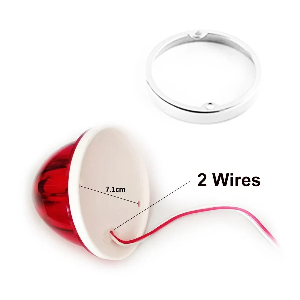 12 فولت 24 فولت LED كبير البطيخ LED الجانب ماركر ضوء بدوره إشارة مؤشر التخليص مصباح تحذير لشاحنة مقطورة حافلة شاحنة ﻿ سيارة