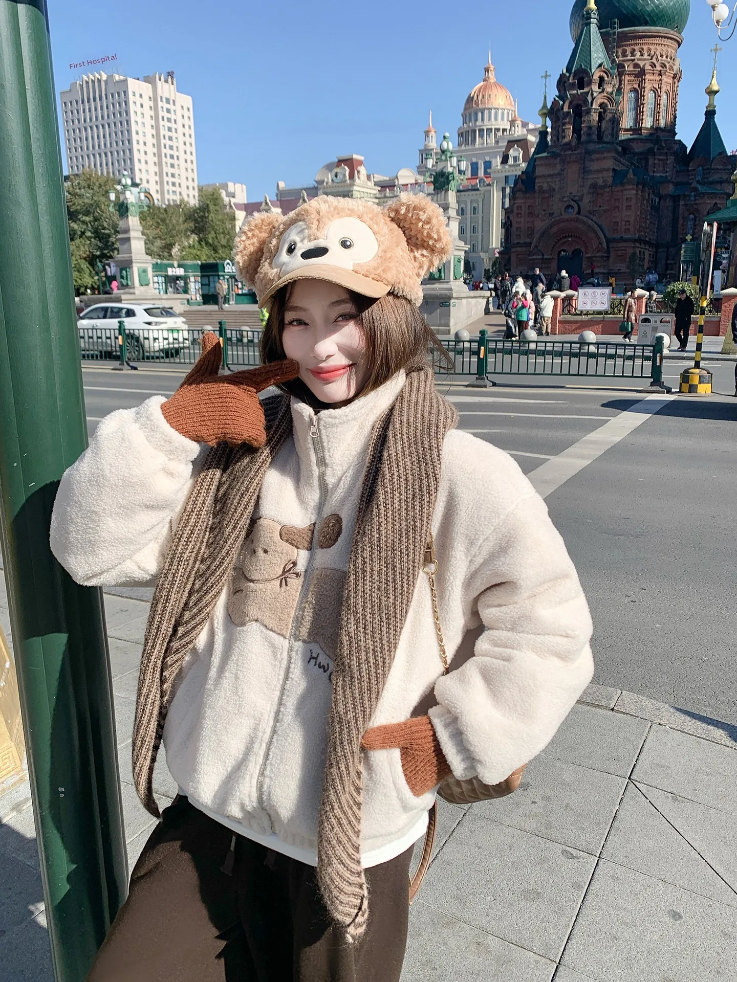 

Zeng Xiaoxian Корейский Sle Женский свободный топ из меха ягненка Осень-зима Разгревающий топ Новое поступление Породы собак Светло-коричневый цвет