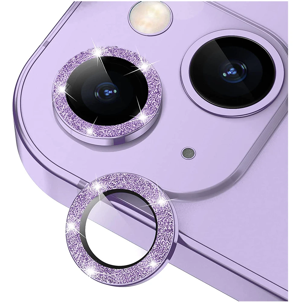 

2sets Diamond Glitter Camera Lens Protection For Iphone 17 16 14 13 12 11 Pro Max 13 12 Mini 12pro 15plus 17air Glass Protector