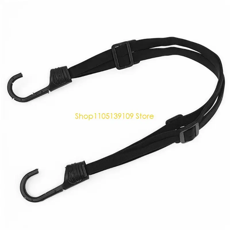 Multipurpose Elastic Retention Cord for Motorcycle Helmets Quick Adjust Fastening Solution Luggage Retractable Rope