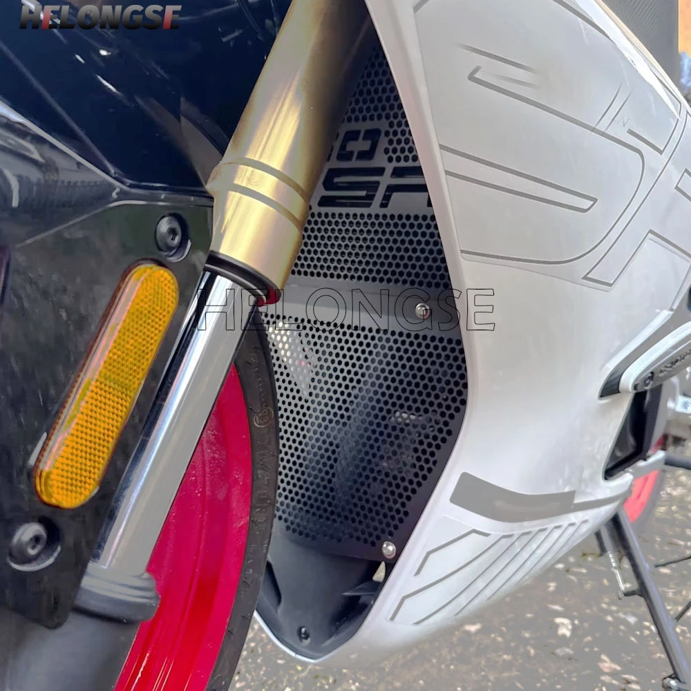 Fit For CFMOTO CF MOTO 450SR 450SS 450 SR/SS 2022-2025 2026 HELONGSE Radiator Grill Guard Oil Cooler Protector Cover Accessories