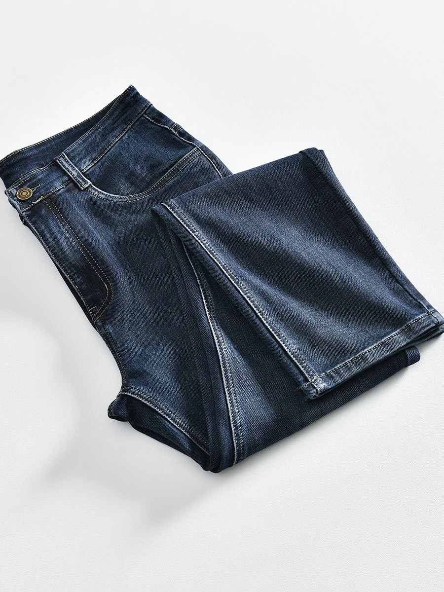 

Comfortable Cotton Stretch Denim Jeans Men's Fashion Casual Washed Straight Leg Jeans ODM Company Single Autumn Season