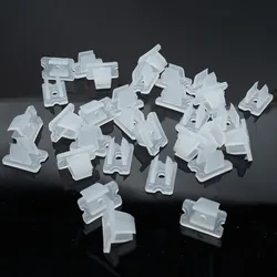 Clip de tira de neón 6x12mm / 8x16mm 12mm/15mm LED fijación ABS Clips de montaje de plástico 5V 12V 24V impermeable