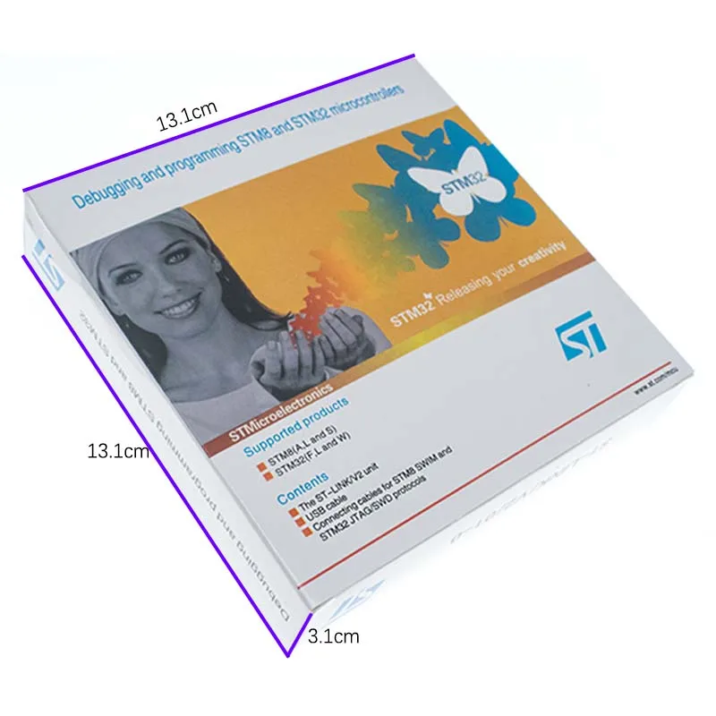 ST-LINK/V2 ST-LINK V2(CN) ST LINK STLINK Emulator ดาวน์โหลด Manager STM8 STM32 ประดิษฐ์อุปกรณ์ 100% ยี่ห้อใหม่