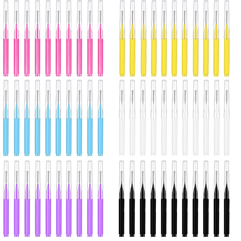 10/20Pcs Mini Eyebrow Brush Disposable Brow Perm Brush Brow Lift Supplies Eyelash Extension Comb Makeup Tool Interdental Brushes