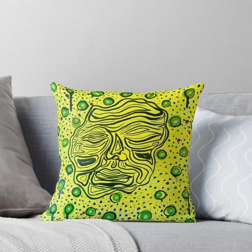 

Abstract Face - Ink Throw Pillow luxury decor Decorative Sofa Cushion Covers For Sofas pillow