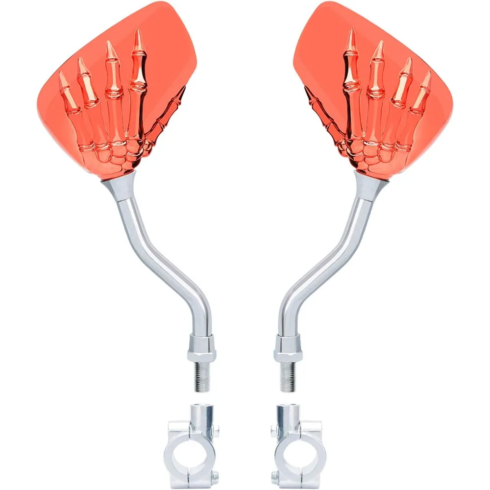 

1 пара велосипедных зеркал, зеркало заднего вида для велосипеда, слепые зеркало, многоугольное регулируемое велосипедное зеркало, заготовка из алюминия, хромированное, наружное