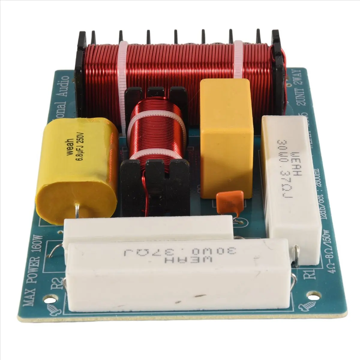 Y69A 2X 200W Speaker Crossover 2 Way High-Low 8 Ohm Frequency Divider for 10 Inch Speaker