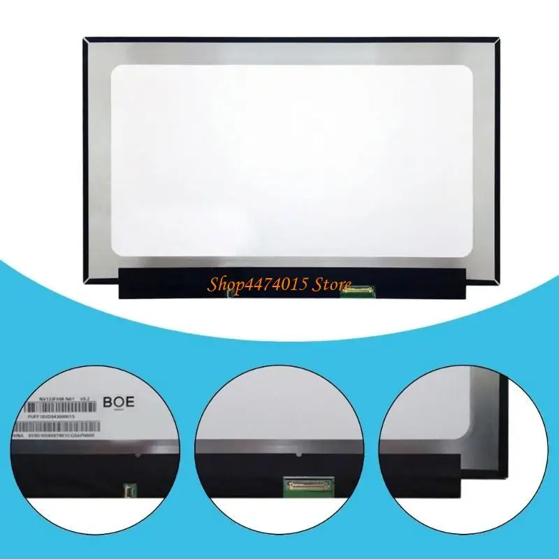 K1AA 13.3.3INCH 1080Pラップトップモニタースクリーン30PINSEDPポテトチップスビジュアルNV133FHM-N46