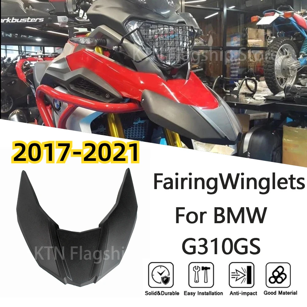 G310GS 2017-2021 capó de labio delantero de motocicleta cono aerodinámico carenado Winglet para BMW G310GS 2017-2018-2019-2020-2021