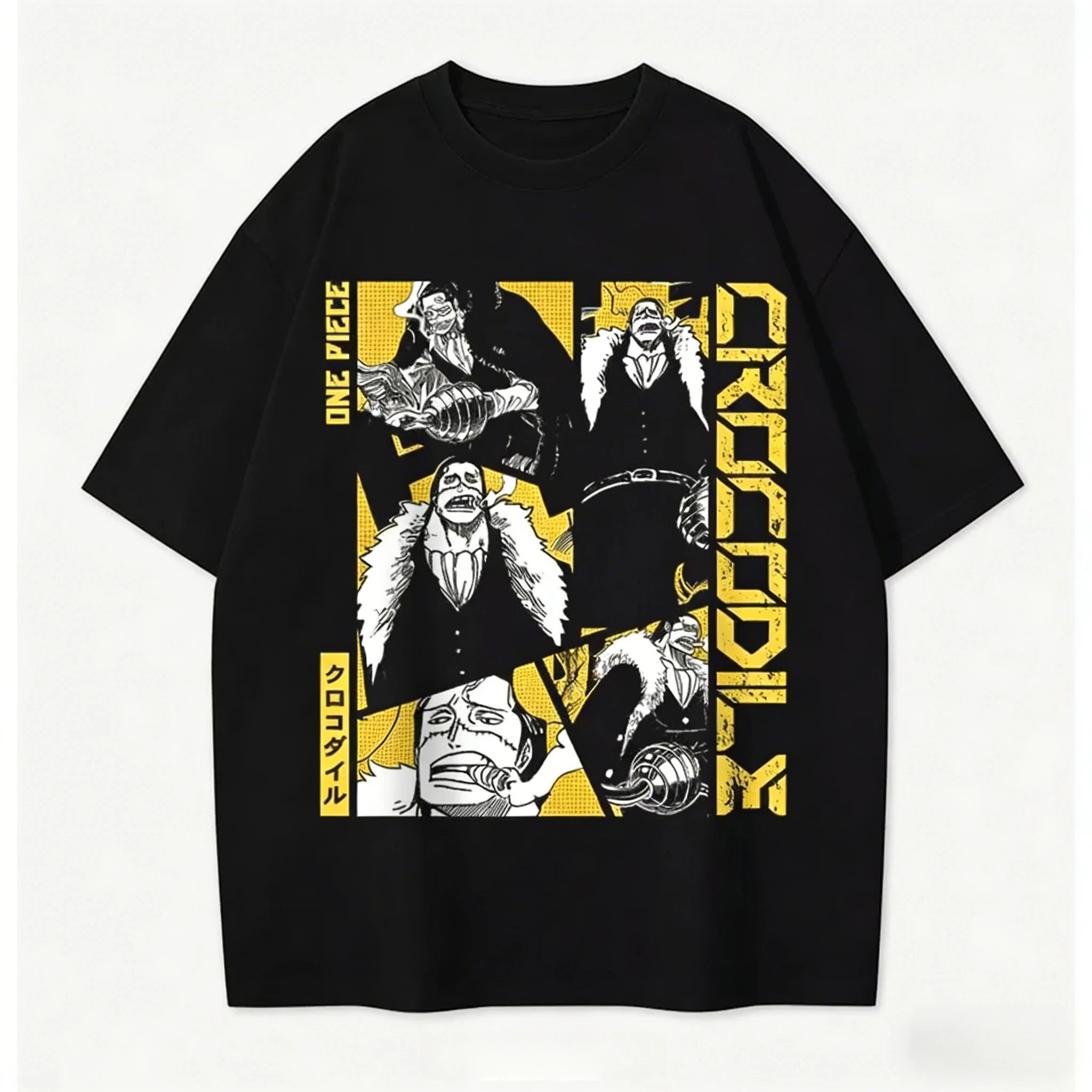 قطعة واحدة للرجال والنساء 2026 صيف جديد أنيمي Harajuku مطبوعة الأمريكية العصرية عادية الوالدين والطفل قصيرة الأكمام #1