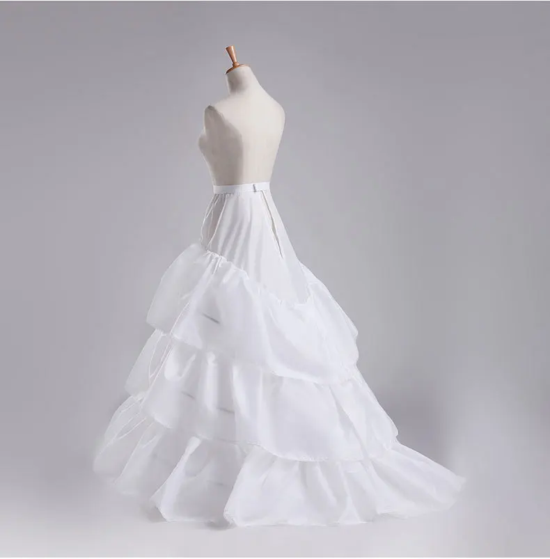 Mermaid Style Wedding Dress Crinoline Petticoat Mermaid Bridal Gown Underskirt Support Slim Fit Half‑Skirt
