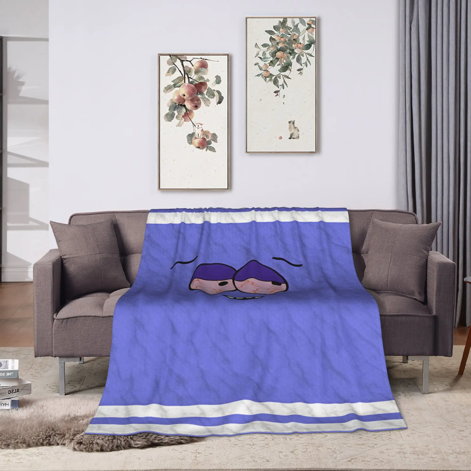South Cartoon Park Towelie Flannel Blankets  Soft Throw Blanket for Living Room Camping Aesthetic Bedspread Sofa Bed Cover