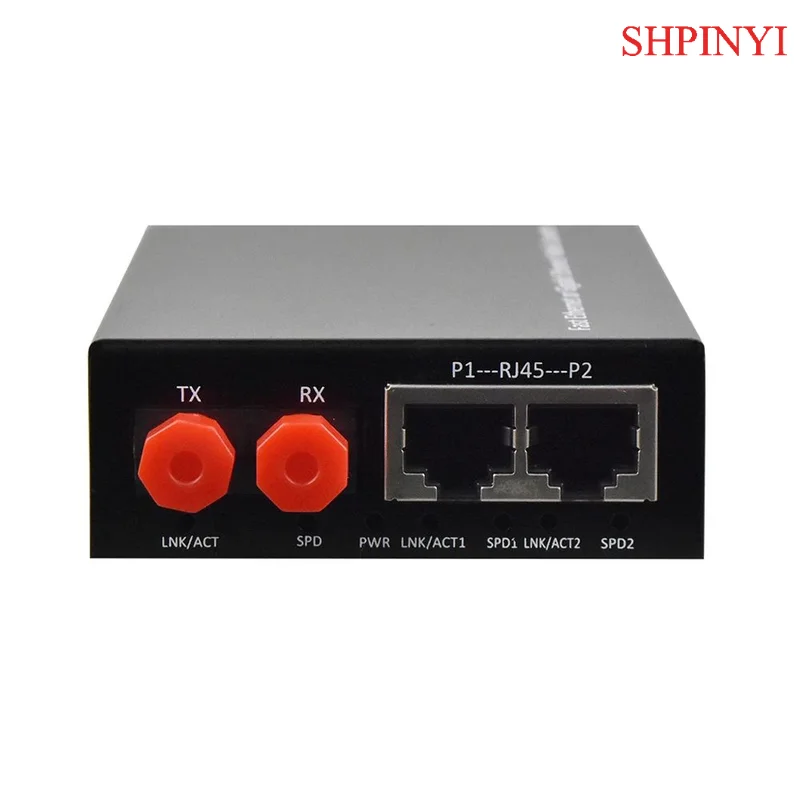 

2 порта 100M Ethernet в оптоволоконный преобразователь Оптоволоконный медиаконвертер