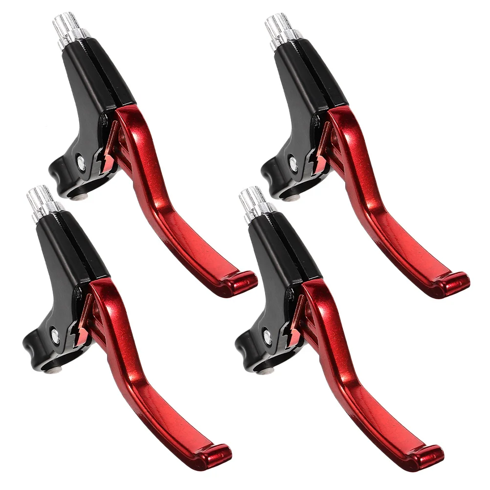 

4pcs Aluminum Alloy Brake Levers Bicycle Handlebar Mountain Road Bike Universal Replacement Lightweight Durable