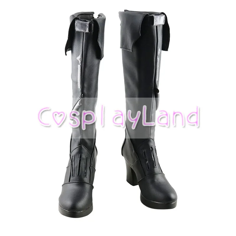 

Сапоги для косплея Game Valorant Sage, кожаная обувь, аксессуары для косплея, вечерние туфли на Хэллоуин для женщин, туфли на высоком каблуке