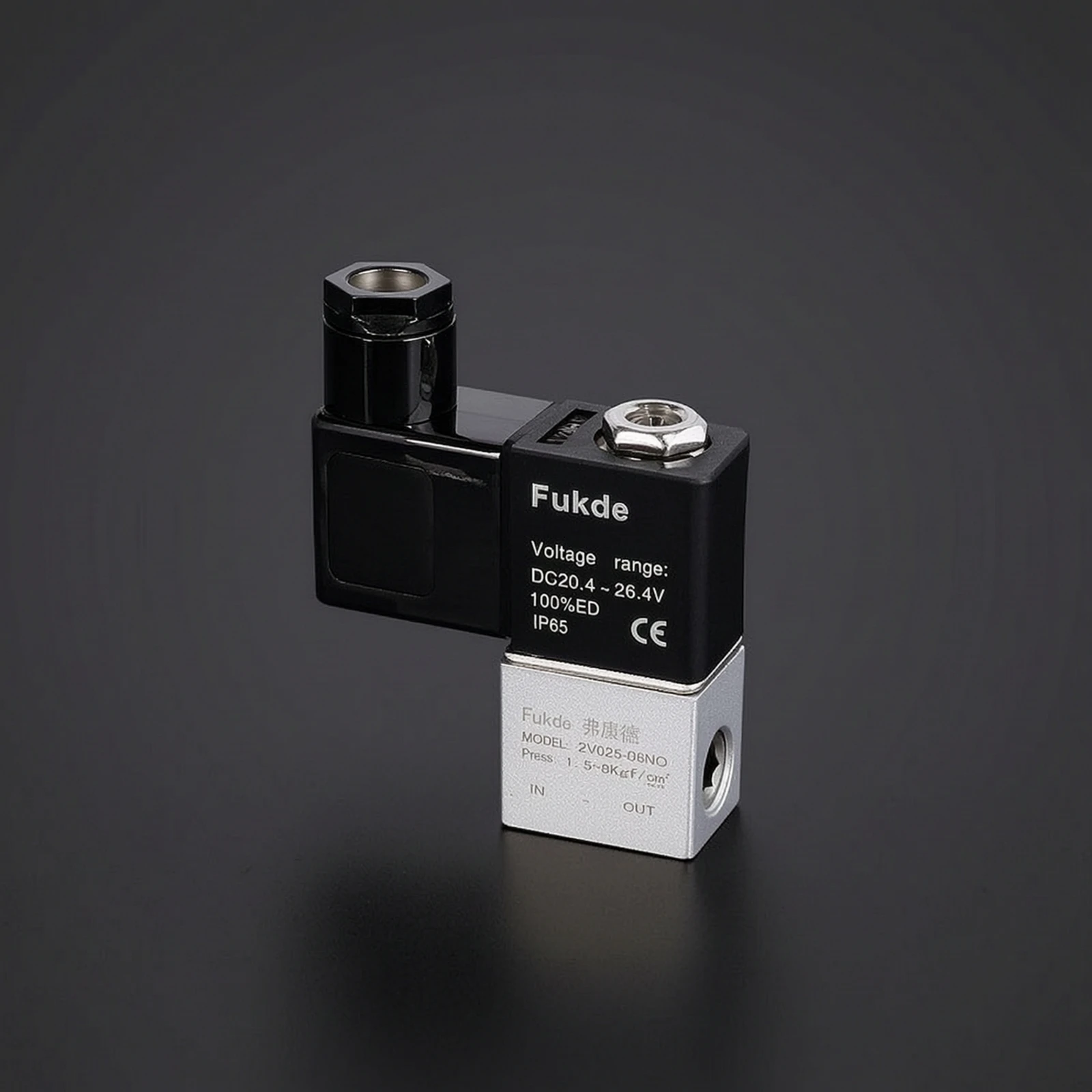 2V025-08 Valve Good Seal Pneumatic Valve with Threaded Ports Long-Lasting Reliable for Technicians, Equipment Builds