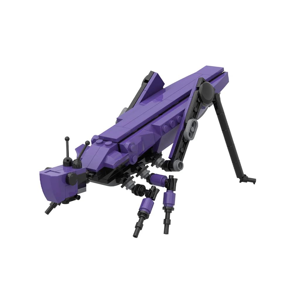 

Gobricks MOC Royal Blue Grasshopper Bricks Model Royal Blue Grasshopper Insect Building Blocks Assembly Toys Kids Birthday Gifts