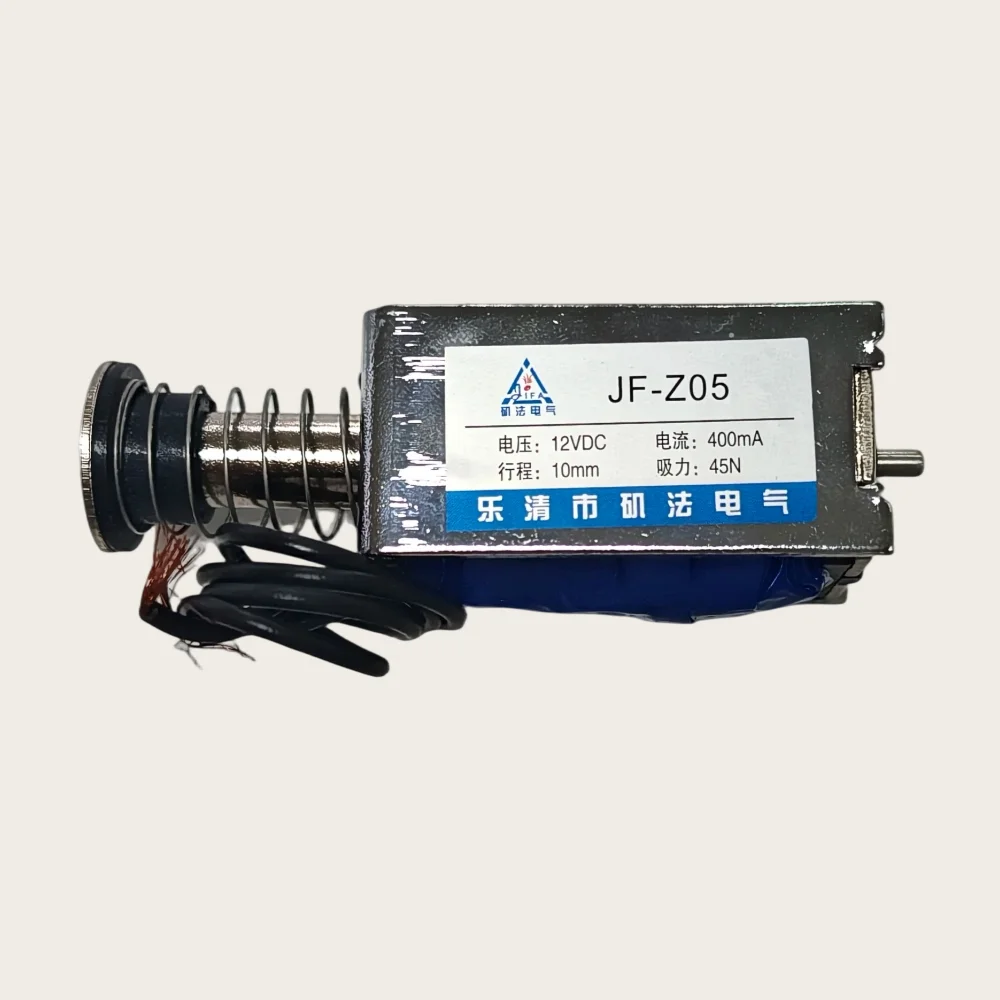 JF-Z05 1pcs DC12V/DC24V 0.4A 45N Pull Push Type Open Frame Solenoid Electromagnet for Industrial Automation